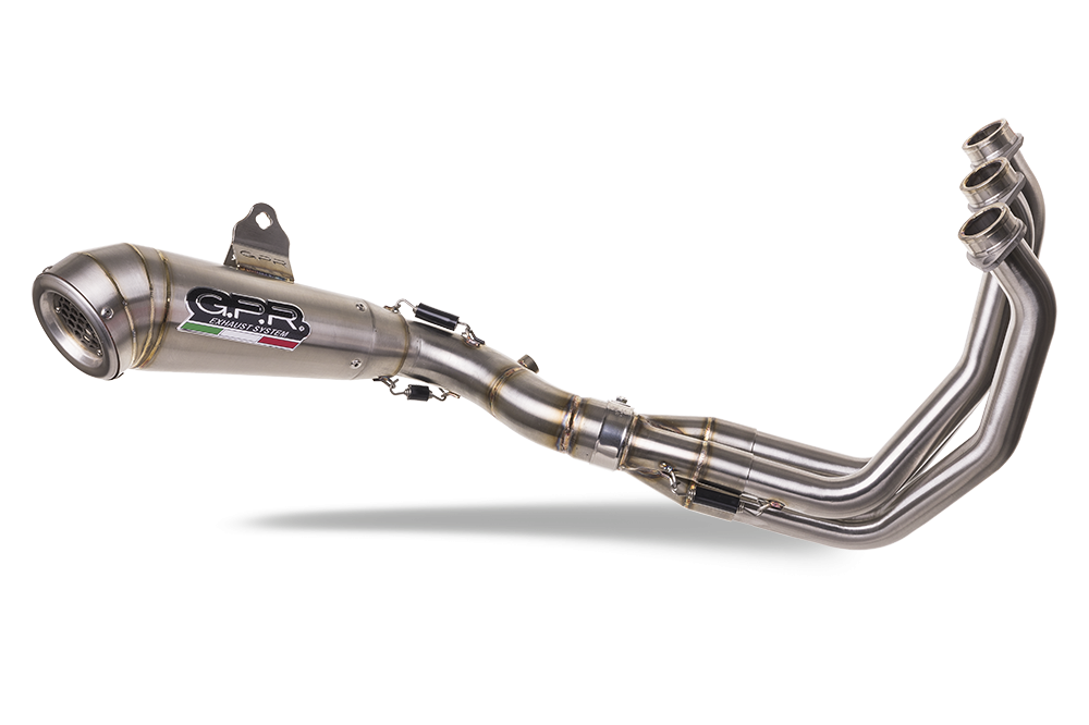 Escape compatible con Triumph Trident 660 2021-2024, Powercone Evo, Escape completo racing, incluyendo colector y db killer desmontable, sin homologación 