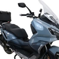 Baúl GPR TECH compatible con  Sym ADX 300 2024/2026 e5 Plus Baúl Alpi-Tech en aluminio, color negro con placa específica incluida Capacidad Litros 45