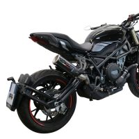 GPR escape compatible con  Benelli 752 S 2022-2024, M3 Poppy , Escape legal, homologado, silenciador con db killer desmontable y tubo de conexión específico 