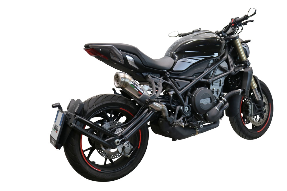 GPR escape compatible con  Benelli 752 S 2022-2024, Powercone Evo, Escape legal, homologado, silenciador con db killer desmontable y tubo de conexión específico 