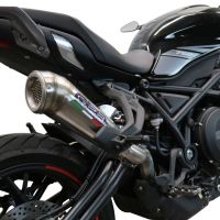 GPR escape compatible con  Benelli 752 S 2022-2024, Powercone Evo, Escape legal, homologado, silenciador con db killer desmontable y tubo de conexión específico 