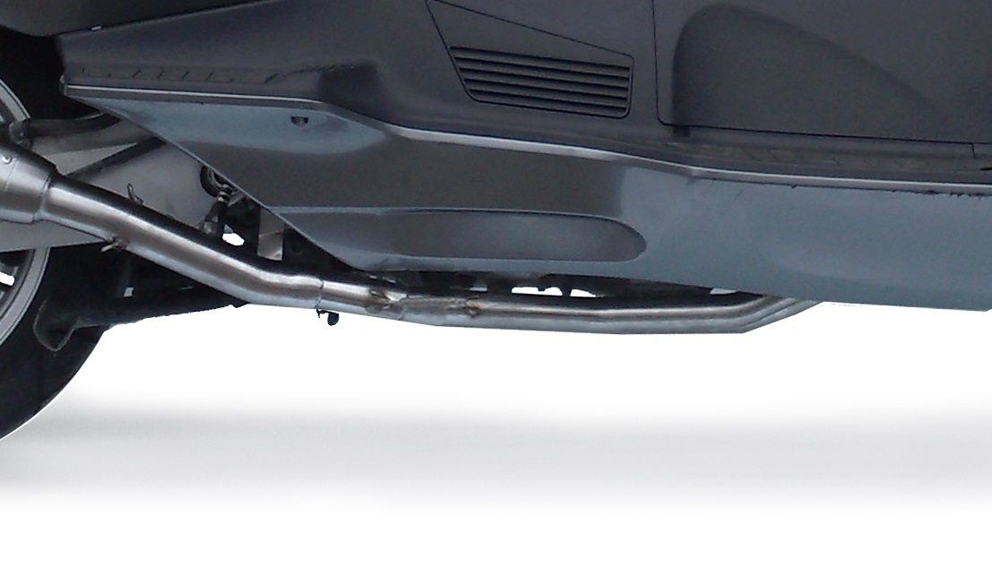 GPR escape compatible con  Suzuki Burgman An 650 2002-2012, Trioval, Escape completo homologado y legal,con catalizador incluido db killer extraíble 