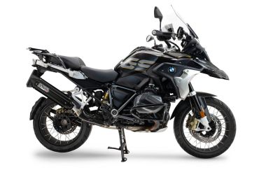 Escape compatible con Bmw R 1250 Gs -Adventure 2019-2020, Furore-X Titanio Nero, Escape legal, homologado, silenciador con db killer desmontable y tubo de conexión específico 