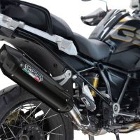 Escape compatible con Bmw R 1250 Gs -Adventure 2021-2024, Furore-X Titanio Nero, Escape legal, homologado, silenciador con db killer desmontable y tubo de conexión específico 