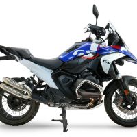 GPR escape compatible con  Bmw R 1300 GS Adventure 2024-2026, Deeptone Duplex, Par de terminales de escape homologados, con db killer extraíbles y tubos de conexión específicos 