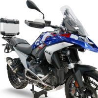 Baúl GPR TECH compatible con  Bmw R 1300 GS 2024/2026 Baúl Alpi-Tech en aluminio color plata con placa específica para portaequipajes trasero incluida Capacidad Litros 35