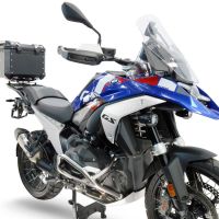 Baúl GPR TECH compatible con  Bmw R 1300 GS 2024/2026 Baúl Alpi-Tech en aluminio color plata con placa específica para portaequipajes trasero incluida Capacidad Litros 35