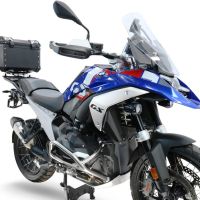 Baúl GPR TECH compatible con  Bmw R 1300 GS 2024/2026 Baúl Alpi-Tech en aluminio color plata con placa específica para portaequipajes trasero incluida Capacidad Litros 45