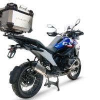 Bmw R 1300 GS Adventure 2024/2026 Baúl superior Top Case de Titanio color natural con placa específica incluida Capacidad Litros 55