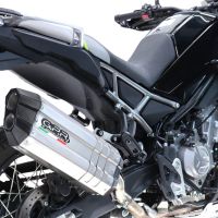 GPR escape compatible con  Cf Moto 450 MT 2024-2025, Hyper Sonic Titanium, Escape completo racing, incluyendo colector y db killer desmontable, sin homologación 