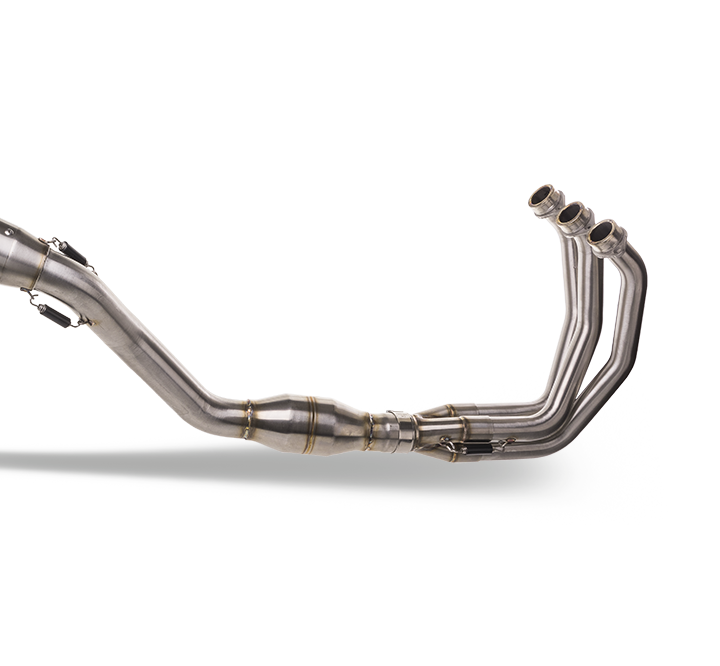 Escape compatible con Yamaha Tracer 9 GT 2021-2024, Satinox , Escape completo homologado y legal,con catalizador incluido db killer extraíble 