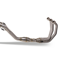 Escape compatible con Yamaha Tracer 9 GT 2021-2024, Satinox , Escape completo homologado y legal,con catalizador incluido db killer extraíble 