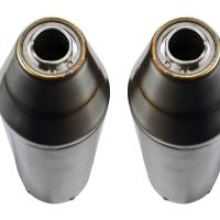 Escape compatible con Kawasaki Kfx 700 2004-2011, Deeptone Atv, Sistema de escape completo homologado y legal con doble silenciador, con db killer extraible y colector especifico 