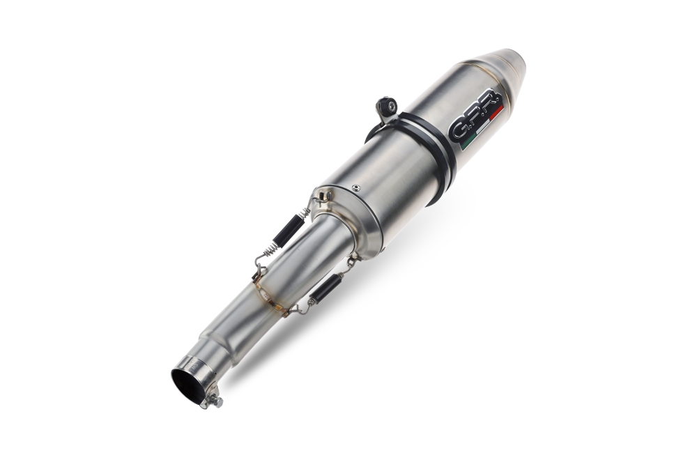 Escape compatible con Cectek Quadrifit 500 Eft 2009-2016, Deeptone Atv, Escape legal, homologado, silenciador con db killer desmontable y tubo de conexión específico 