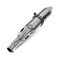 Escape compatible con Cectek Quadrifit 500 Eft 2009-2016, Deeptone Atv, Escape legal, homologado, silenciador con db killer desmontable y tubo de conexión específico 