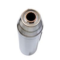 Escape compatible con Honda Cmx 300 Rebel 2017-2020, Deeptone Inox, Escape legal, homologado, silenciador con db killer desmontable y tubo de conexión específico 