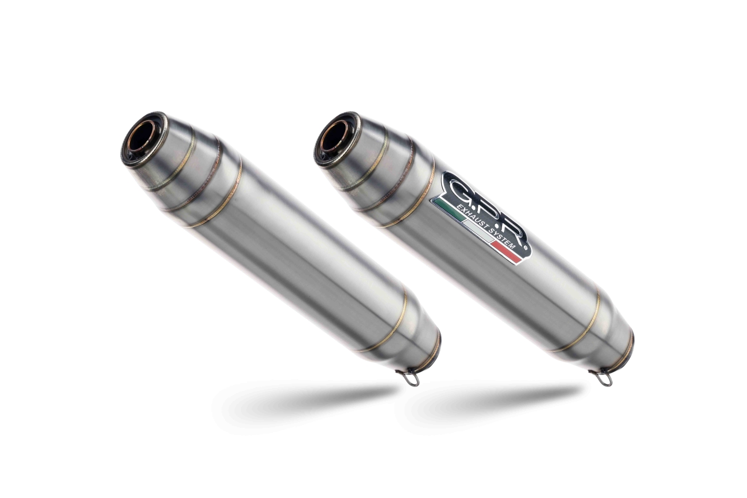 Escape compatible con Triumph Street Twin 900 2020-2021, Deeptone Inox, Par de terminales de escape homologados, con db killer extraíbles y tubos de conexión específicos 