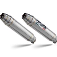 Escape compatible con Triumph Street Twin 900 2020-2021, Deeptone Inox, Par de terminales de escape homologados, con db killer extraíbles y tubos de conexión específicos 