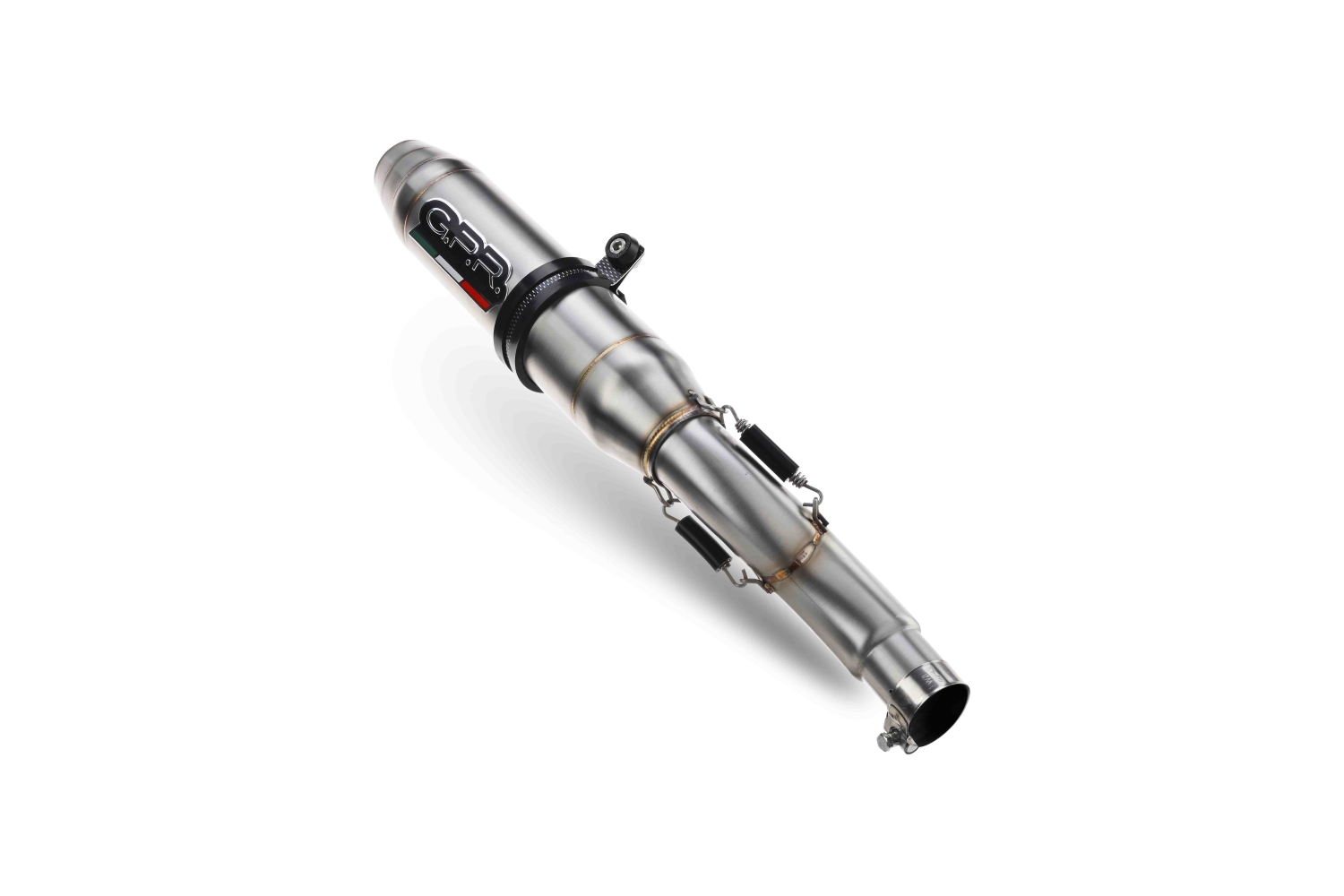 Escape compatible con Triumph Street Twin 900 2020-2021, Deeptone Inox, Par de terminales de escape homologados, con db killer extraíbles y tubos de conexión específicos 