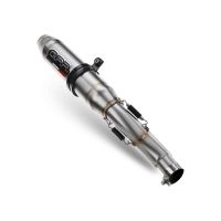 Escape compatible con Triumph Street Twin 900 2020-2021, Deeptone Inox, Par de terminales de escape homologados, con db killer extraíbles y tubos de conexión específicos 