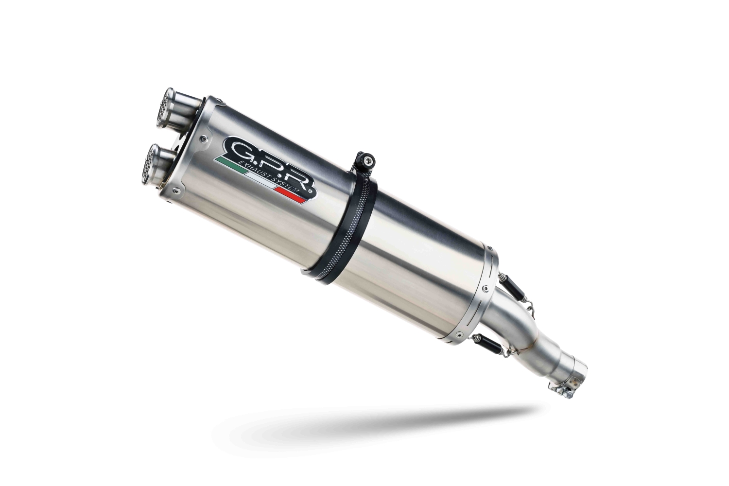 Escape compatible con Aprilia Tuareg 660 2021-2024, Dual Inox, Escape legal, homologado, silenciador con db killer desmontable y tubo de conexión específico 