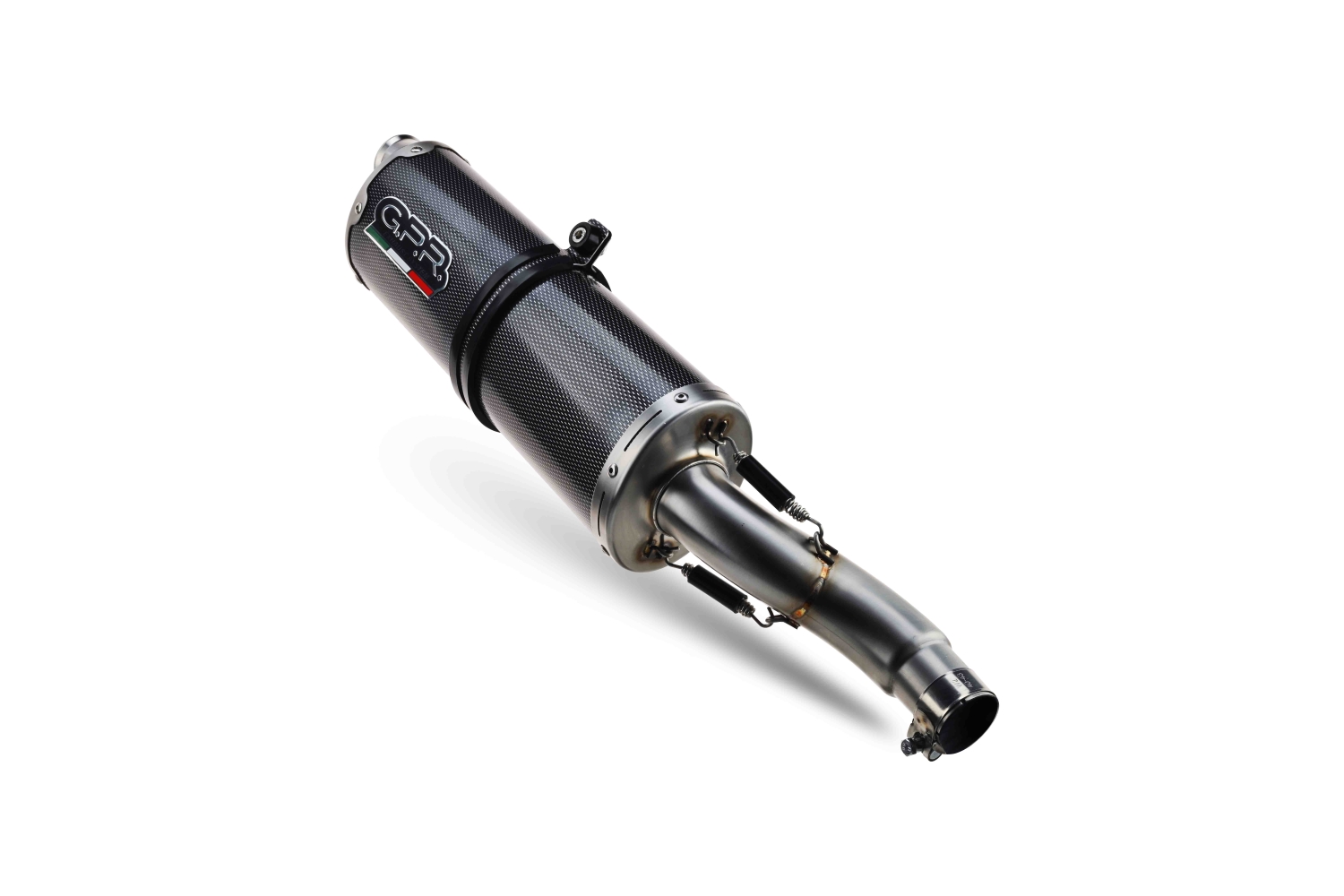 Escape compatible con Ktm Duke 790 2021-2024, Dual Poppy, Escape legal, homologado, silenciador con db killer desmontable y tubo de conexión específico 