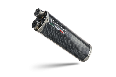 Escape compatible con Ducati Multistrada V4 - S 2022-2024, Dual Poppy, Escape legal, homologado, silenciador con db killer desmontable y tubo de conexión específico 