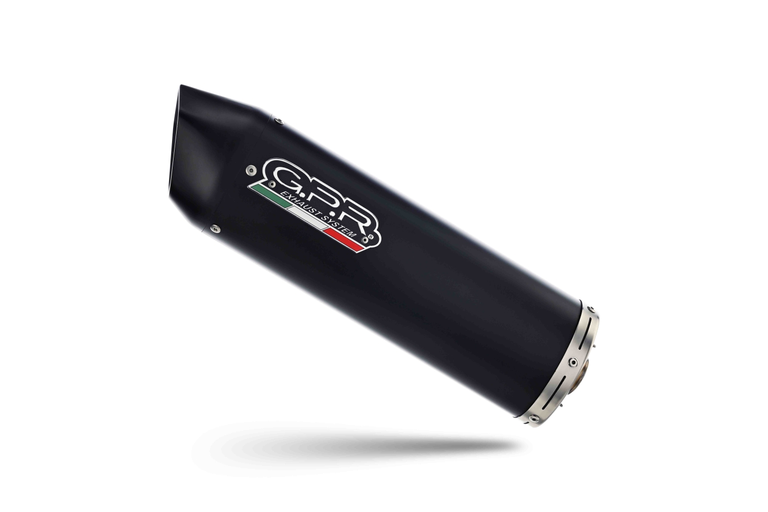 Escape compatible con Ktm Rc 200 2014-2021, Furore Nero, Escape racing, silenciador con tubo de conexion, articulo sin homologacion 