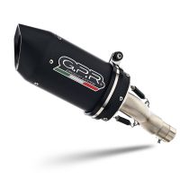 Escape compatible con Ktm Duke 125 2021-2023, Furore Evo4 Nero, Escape legal, homologado, silenciador con db killer desmontable y tubo de conexión específico 