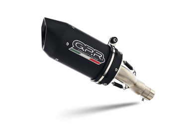 Escape compatible con Suzuki Gsx-S 1000 F 2015-2016, Furore Nero, Escape legal, homologado, silenciador con db killer desmontable y tubo de conexión específico 