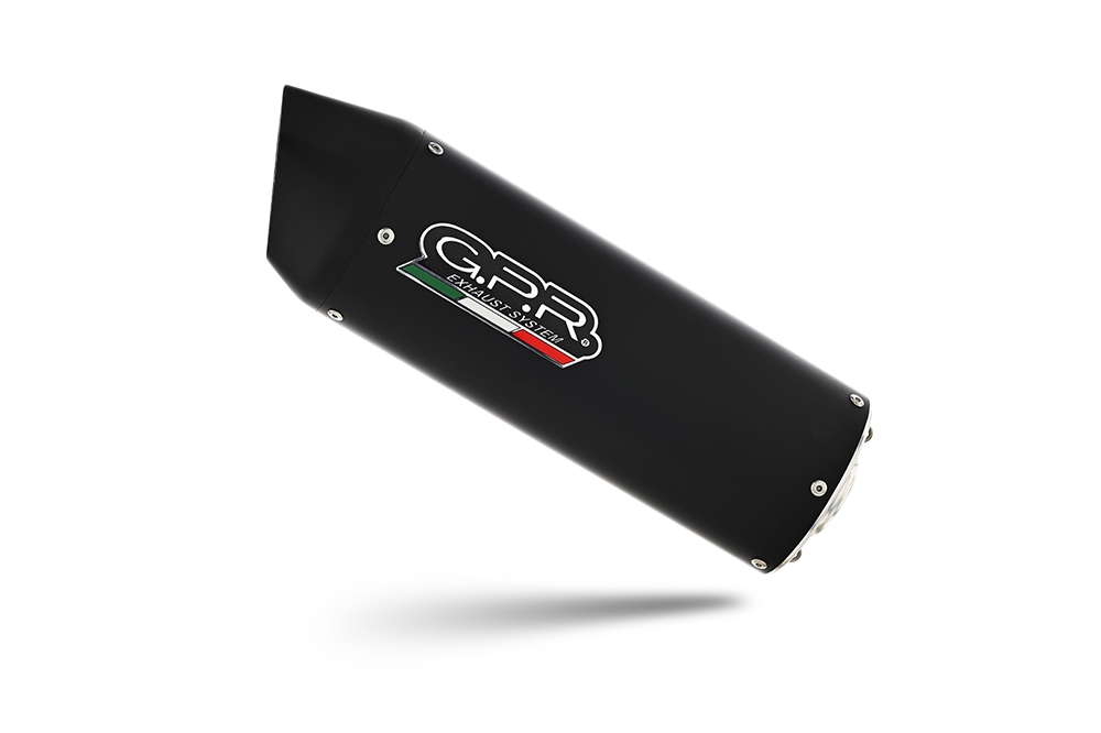 Escape compatible con Honda Cb 400 X 2019-2025, Furore Evo4 Nero, Escape legal, homologado, silenciador con db killer desmontable y tubo de conexión específico 