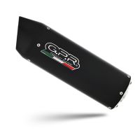 Escape compatible con Honda Cb 400 X 2019-2025, Furore Evo4 Nero, Escape legal, homologado, silenciador con db killer desmontable y tubo de conexión específico 