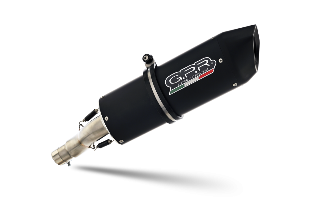 Escape compatible con Ktm Smc 690 R 2007-2016, Furore Nero, Escape completo homologado y legal, incluido db killer extraíble 