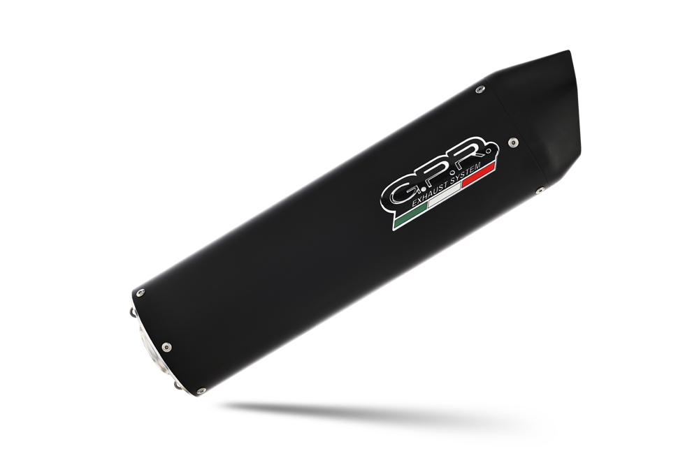 Escape compatible con Yamaha Tdm 850 1991-2001, Furore Nero, Par de terminales de escape homologados, con db killer extraíbles y tubos de conexión específicos 