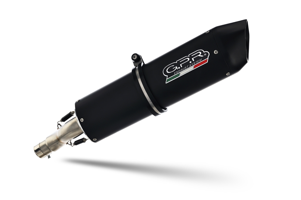 Escape compatible con Husqvarna TE 610 E - SM 610 2007-2009, Furore Nero, Escape semi-completo homologado con db killer extraible 