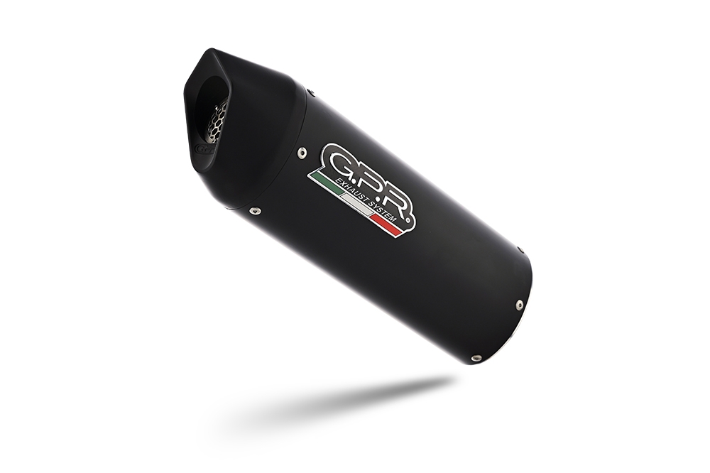 Escape compatible con Honda Cb 400 X 2019-2025, Furore Evo4 Nero, Escape legal, homologado, silenciador con db killer desmontable y tubo de conexión específico 