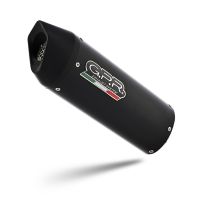 Escape compatible con Honda Cb 400 X 2019-2025, Furore Evo4 Nero, Escape legal, homologado, silenciador con db killer desmontable y tubo de conexión específico 
