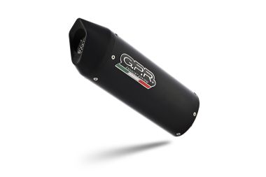 Escape compatible con Suzuki Sv 650 A 2016-2020, Furore Evo4 Nero, Escape legal, homologado, silenciador con db killer desmontable y tubo de conexión específico 