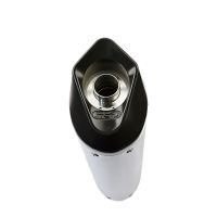 Escape compatible con Honda Cb 400 F 2013-2015, Furore Nero, Escape legal, homologado, silenciador con db killer desmontable y tubo de conexión específico 