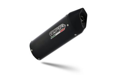 Escape compatible con Aprilia Mana 850 Gt 2007-2016, Furore Nero, Escape semi-completo homologado con db killer extraible 