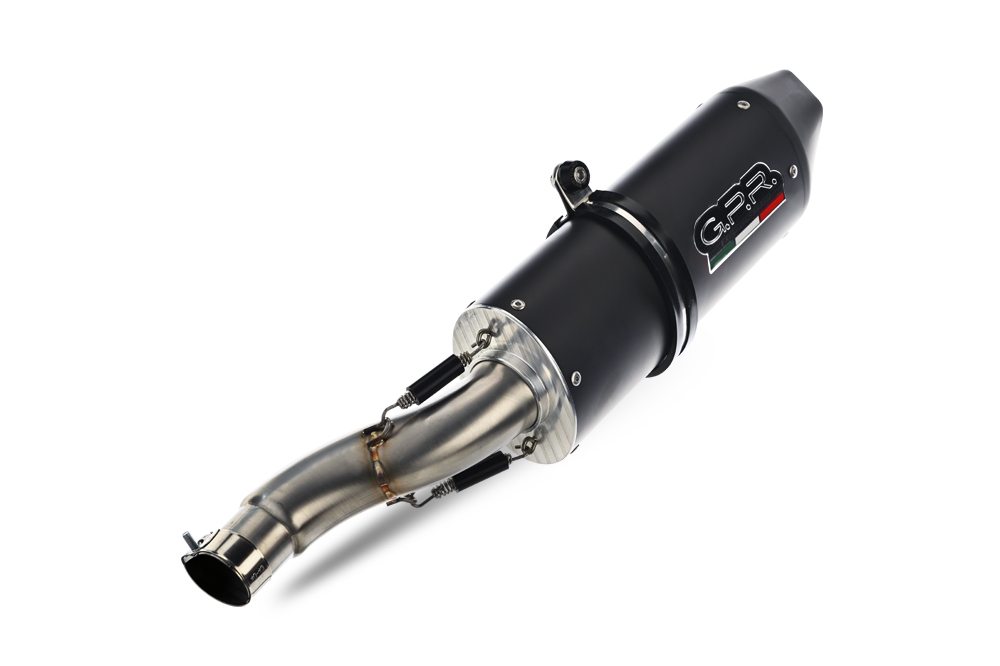 Escape compatible con Husqvarna TE 610 E - SM 610 2007-2009, Furore Nero, Escape semi-completo homologado con db killer extraible 