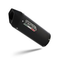 Escape compatible con Honda Cbr 300 R 2014-2016, Furore Nero, Escape racing, silenciador con tubo de conexion, articulo sin homologacion 