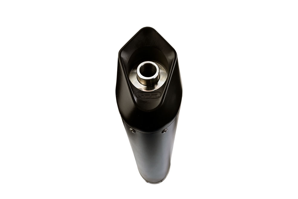 Escape compatible con Aprilia Leonardo 125 1996-2006, Furore Nero, Escape completo racing, incluyendo colector y db killer desmontable, sin homologación 
