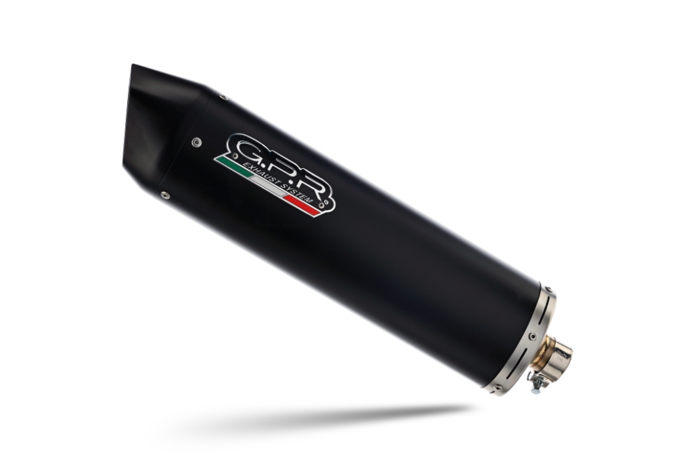 Escape compatible con Aprilia Leonardo 125 1996-2006, Furore Nero, Escape completo racing, incluyendo colector y db killer desmontable, sin homologación 