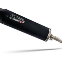 Escape compatible con Aprilia Leonardo 125 1996-2006, Furore Nero, Escape completo racing, incluyendo colector y db killer desmontable, sin homologación 