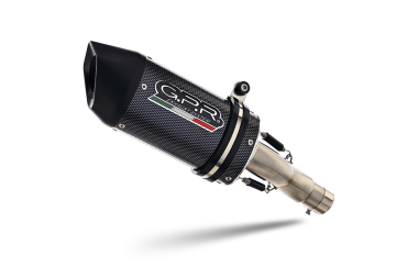 Escape compatible con Honda Cbr 1000 Rr 2014-2016, Furore Poppy, Escape racing, silenciador con tubo de conexion, articulo sin homologacion 