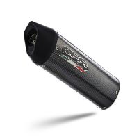 Escape compatible con Honda Cbr 900 Rr 1992-1995, Furore Poppy, Silenciador de escape, homologado, montaje con brida específica (bolt-on), con db killer extraíble 