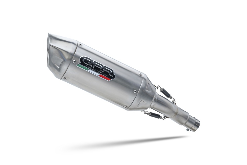 GPR escape compatible con  Husqvarna Svartpilen 401 2021-2023, Furore-X Inox, Escape legal, homologado, silenciador con db killer desmontable y tubo de conexión específico 