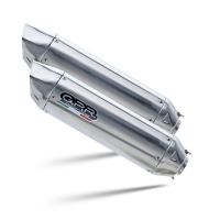 GPR escape compatible con  Kawasaki Zzr 1400 2017-2022, Furore-X Inox, Doble escape racing, con tubos de conexión, artículo sin homologación 