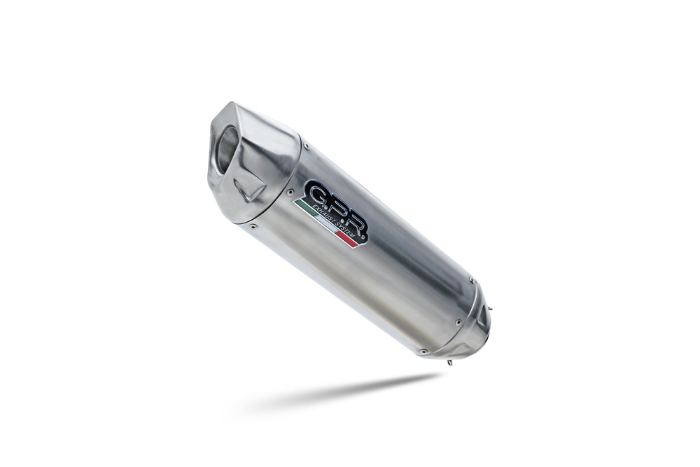 GPR escape compatible con  Suzuki V-Strom 650 2021-2025, Furore-X Inox, Escape semi-completo homologado, con db killer extraible y catalizador 